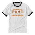 Introverted But Willing To Discuss Football Fall Unisex Cotton Ringer T-Shirt Introverted But Willing To Discuss Football Fall Unisex Cotton Ringer T-Shirt