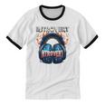 Introvert's Best Friend Noise-Canceling Headphones Unisex Cotton Ringer T-Shirt