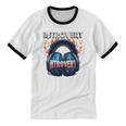 Introvert's Best Friend Noise-Canceling Headphones Unisex Cotton Ringer T-Shirt