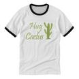 Introverts Sassy Saying Sassy Quote No Hugs Go Hug Cactus Unisex Cotton Ringer T-Shirt Introverts Sassy Saying Sassy Quote No Hugs Go Hug Cactus Unisex Cotton Ringer T-Shirt