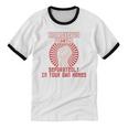 Introverts Unite Introverting Introverts At Home Unisex Cotton Ringer T-Shirt
