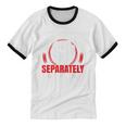 Introverts Unite Separately In Your Own Homes Saying Unisex Cotton Ringer T-Shirt Introverts Unite Separately In Your Own Homes Saying Unisex Cotton Ringer T-Shirt