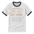 I’VE GOT MY OWN BACK INTROVERT Words On Back Unisex Cotton Ringer T-Shirt I’VE GOT MY OWN BACK INTROVERT Words On Back Unisex Cotton Ringer T-Shirt
