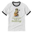 Jeremiah Was A Bullfrog A Classic Rock Nostalgia Trip Premium Tri-Blend Unisex Cotton Ringer T-Shirt Jeremiah Was A Bullfrog A Classic Rock Nostalgia Trip Premium Tri-Blend Unisex Cotton Ringer T-Shirt