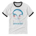 Keep Calm Earthlings Are Strange Alien Introvert Raglan Baseball Tee Unisex Cotton Ringer T-Shirt