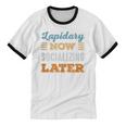 Lapidary Now Minimal Socializing Introvert Vintage Unisex Cotton Ringer T-Shirt Lapidary Now Minimal Socializing Introvert Vintage Unisex Cotton Ringer T-Shirt