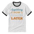 Lapidary Now Minimal Socializing Introvert Vintage Unisex Cotton Ringer T-Shirt Lapidary Now Minimal Socializing Introvert Vintage Unisex Cotton Ringer T-Shirt
