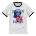 Life Meant To Fished Introvert Sayings Antisocial Quotes Unisex Cotton Ringer T-Shirt