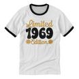 Limited 1969 Edition Retro Nostalgia Art Unisex Cotton Ringer T-Shirt Limited 1969 Edition Retro Nostalgia Art Unisex Cotton Ringer T-Shirt