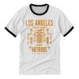 Los Angeles Hotrods Automotive Nostalgia Distressed Premium Tri-Blend Unisex Cotton Ringer T-Shirt Los Angeles Hotrods Automotive Nostalgia Distressed Premium Tri-Blend Unisex Cotton Ringer T-Shirt