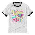 I Love The 90'S 90s Retro Nostalgia Premium Tri-Blend Unisex Cotton Ringer T-Shirt