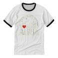 I Love Being Alpha Moonlit Wolf Meme Alpha Introvert Unisex Cotton Ringer T-Shirt