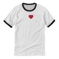 I Love Nostalgia Retro Vintage 80s 90s Nostalgia Unisex Cotton Ringer T-Shirt
