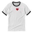 I Love Retro Vintage 80s 90s Nostalgia Unisex Cotton Ringer T-Shirt
