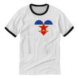 Love Yugoslavia Proud Yugoslav Nostalgia Unisex Cotton Ringer T-Shirt