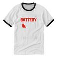 Low Social Battery Need Recharge Introvert Self-Care Unisex Cotton Ringer T-Shirt Low Social Battery Need Recharge Introvert Self-Care Unisex Cotton Ringer T-Shirt