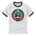 Music Enthusiast Under Starry Skies World Introvert Boy Unisex Cotton Ringer T-Shirt Music Enthusiast Under Starry Skies World Introvert Boy Unisex Cotton Ringer T-Shirt