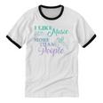 I Like Music More Than People Introvert Music Lover INTP Pun Unisex Cotton Ringer T-Shirt I Like Music More Than People Introvert Music Lover INTP Pun Unisex Cotton Ringer T-Shirt