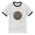 Me Myself And Silence Sarcastic Reading Books Introvert Top Unisex Cotton Ringer T-Shirt