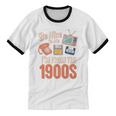 Be Nice To Me I'm From The 1900s Premium Unisex Cotton Ringer T-Shirt