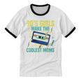 Nineties Girls Make The Coolest Moms Nostalgia 90s Mom Unisex Cotton Ringer T-Shirt Nineties Girls Make The Coolest Moms Nostalgia 90s Mom Unisex Cotton Ringer T-Shirt