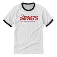 No Bags At SPAG'S Shrewsbury Defunct Store Nostalgia Vintage Premium Tri-Blend Unisex Cotton Ringer T-Shirt