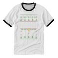 No Hugs Introvert Ugly Christmas Sweater Style Unisex Cotton Ringer T-Shirt No Hugs Introvert Ugly Christmas Sweater Style Unisex Cotton Ringer T-Shirt