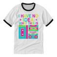 I Have No Idea What This Is Retro 70's 80's 90's Nostalgia Premium Tri-Blend Unisex Cotton Ringer T-Shirt