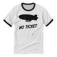 No Ticket Jones 80's Nostalgia Unisex Cotton Ringer T-Shirt