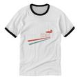 Nostalgia 90s Duck Goose Premium Tri-Blend Unisex Cotton Ringer T-Shirt