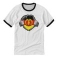Nostalgia Chest Flag GDR Unisex Cotton Ringer T-Shirt