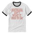 Nostalgia Isn't What It Used To Be Retro 70s 80s Nostalgic Unisex Cotton Ringer T-Shirt
