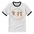 Not My Circus Not My Monkeys Monkey Lovers And Introverts Unisex Cotton Ringer T-Shirt