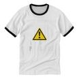 Not At All Friendly Do Not Approach Introvert Warning Unisex Cotton Ringer T-Shirt