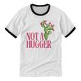 Not a Hugger Sarcastic Introvert Cactus Theme Women Unisex Cotton Ringer T-Shirt Not a Hugger Sarcastic Introvert Cactus Theme Women Unisex Cotton Ringer T-Shirt