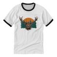 Im Not Lost Im Hunting Introvert Hunter Antisocial Unisex Cotton Ringer T-Shirt