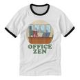 Office Zen Introvert Office Staff Secretary Employee Admin Unisex Cotton Ringer T-Shirt