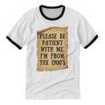 Old People Joke Please Be Patient With Me I'm From The 1900s Unisex Cotton Ringer T-Shirt Old People Joke Please Be Patient With Me I'm From The 1900s Unisex Cotton Ringer T-Shirt