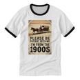 Be Patient With Me I'm From The 1900s Birthday Retirement Premium Tri-Blend Unisex Cotton Ringer T-Shirt Be Patient With Me I'm From The 1900s Birthday Retirement Premium Tri-Blend Unisex Cotton Ringer T-Shirt