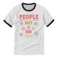 People Not A Big Fan Introverted Person Awkward Introvert Unisex Cotton Ringer T-Shirt