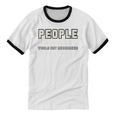 People One Star Rating Would Not Recommend Introverts Unisex Cotton Ringer T-Shirt People One Star Rating Would Not Recommend Introverts Unisex Cotton Ringer T-Shirt