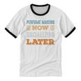 Perfume Making Now Minimal Socializing Introvert Vintage Unisex Cotton Ringer T-Shirt