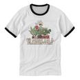 Plant Coffee Lover Plantrovert Gardening Introvert Unisex Cotton Ringer T-Shirt