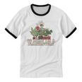 Plant Coffee Lover Plantrovert Gardening Introvert Unisex Cotton Ringer T-Shirt