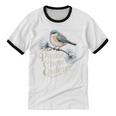 Please Chew Quieter Introvert Christmas Bird Lover Unisex Cotton Ringer T-Shirt Please Chew Quieter Introvert Christmas Bird Lover Unisex Cotton Ringer T-Shirt
