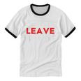 Please Leave By 9 Introvert Party Anti-Social Birthday Unisex Cotton Ringer T-Shirt