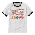 Please Be Patient With Me I'm From The 1900s Boho Saying Unisex Cotton Ringer T-Shirt