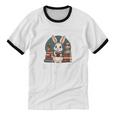 Please Be Patient With Me I'm From The 1900s Bunny 90s Unisex Cotton Ringer T-Shirt