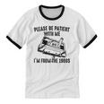 Please Be Patient With Me I'm From The 1900s Cassette Pencil Premium Unisex Cotton Ringer T-Shirt Please Be Patient With Me I'm From The 1900s Cassette Pencil Premium Unisex Cotton Ringer T-Shirt