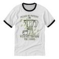 Please Be Patient With Me I'm From The 1900s Coffee Unisex Cotton Ringer T-Shirt